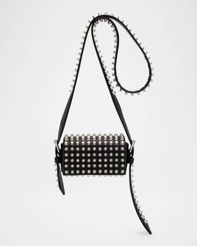 Ricco Mini Flap Leather Crossbody Bag